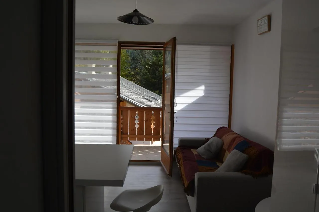 Joli Studio Expose Sud Avec Terrasse La Plagne Frankrike